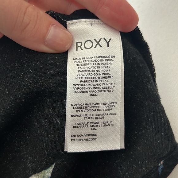 Roxy Floral Long Sleeve Blouse - Size Large - Picture 8 of 12